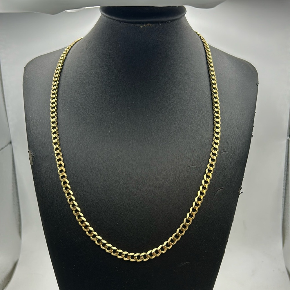 14k Cuban Link Chain Necklace 20.5, 19.1g Unisex